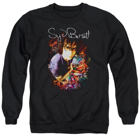 Syd Barrett Sweatshirt Madcap Syd Adult Black Sweat Shirt