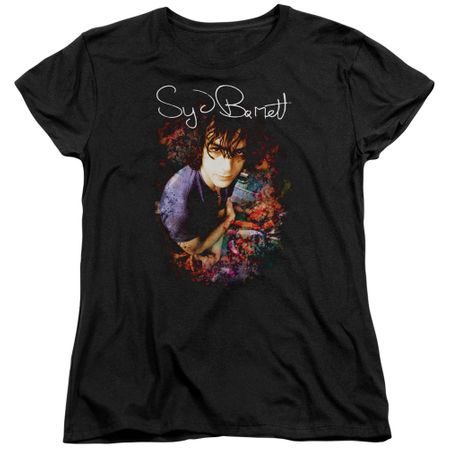 Syd Barrett Womens Shirt Madcap Syd Black T-Shirt