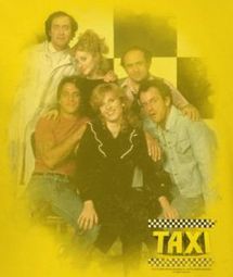 Taxi Cast T-Shirt - Classic TV Adult Yellow Tee Taxi Cast T-Shirt - Classic TV Adult Yellow Tee