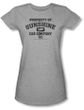 Taxi Juniors T-Shirt - Property Of Sunshine Athletic Grey