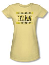 Taxi Juniors T-Shirt - Run Down Taxi Banana Taxi Juniors T-Shirt - Run Down Taxi Banana