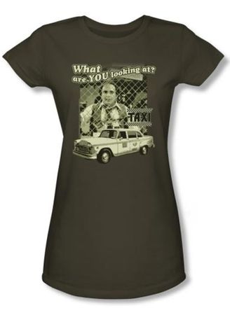 Taxi Juniors T-Shirt - Whats A Matta Army Green Adult