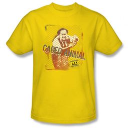 Taxi Shirt Caged Animal Yellow T-Shirt