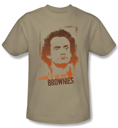 Taxi T-Shirt - Blame It On The Brownies Adult Sand