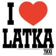 Taxi T-Shirt - I Heart Latka Adult White