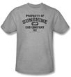 Taxi T-Shirt - Property Of Sunshine Adult Athletic Grey