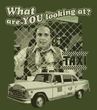 Taxi T-Shirt -  Whats A Matta Army Green Adult