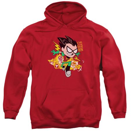 Teen Titans Go Hoodie Robin Red Sweatshirt Hoody