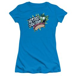 Teen Titans Go Shirt Juniors Chow Down Turquoise T-Shirt