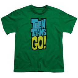 Teen Titans Go Shirt Kids Logo Kelly Green T-Shirt