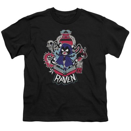 Teen Titans Go Shirt Kids Raven Black T-Shirt