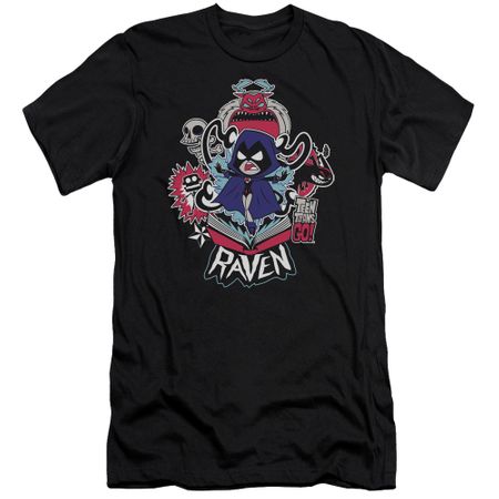 Teen Titans Go Shirt Slim Fit Raven Black T-Shirt