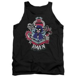 Teen Titans Go Shirt Tank Top Raven Black Tanktop