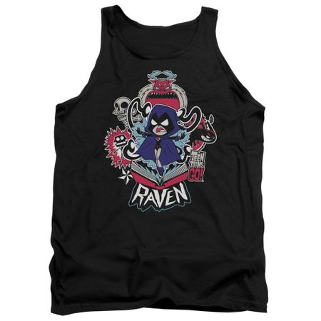 Teen Titans Go Shirt Tank Top Raven Black Tanktop