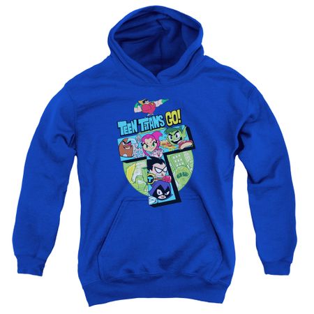 Teen Titans Go Youth Hoodie T Royal Blue Kids Hoody