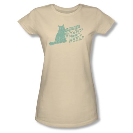 Tender Vittles Shirt Juniors Hands Off Cream T-Shirt