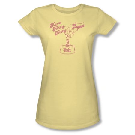 Tender Vittles Shirt Juniors Here Kitty Banana T-Shirt