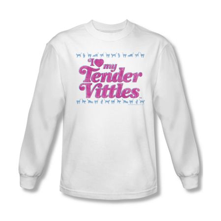 Tender Vittles Shirt Love Long Sleeve White Tee T-Shirt