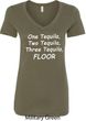 Tequila Ladies V-Neck Shirt