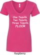 Tequila Ladies V-Neck Shirt