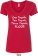Tequila Ladies V-Neck Shirt
