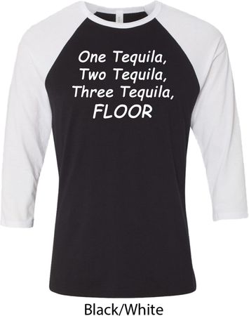 Tequila Mens Raglan Shirt