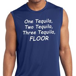 Tequila Mens Sleeveless Moisture Wicking Shirt