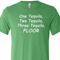 Tequila Mens Tri Blend Crewneck Shirt