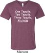 Tequila Mens Tri Blend V-neck Shirt
