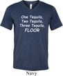 Tequila Mens Tri Blend V-neck Shirt