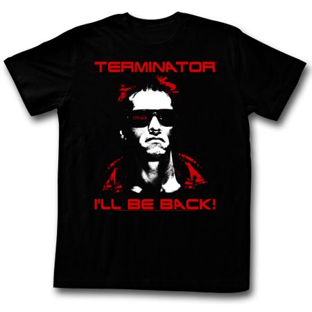 Terminator Shirt I'll Be Back Black T-Shirt
