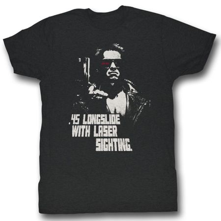 Terminator Shirt Longslide Adult Black Tee T-Shirt