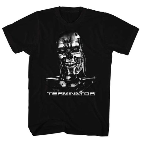Terminator Shirt Smile Black T-Shirt