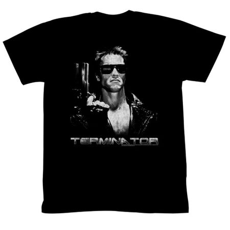 Terminator Shirt Terminate Adult Black Tee T-Shirt