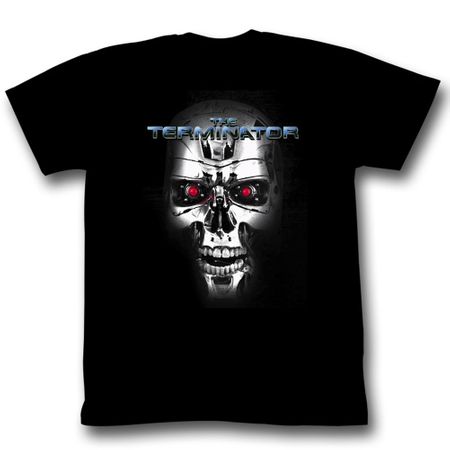 Terminator Shirt The Terminator Adult Black Tee T-Shirt