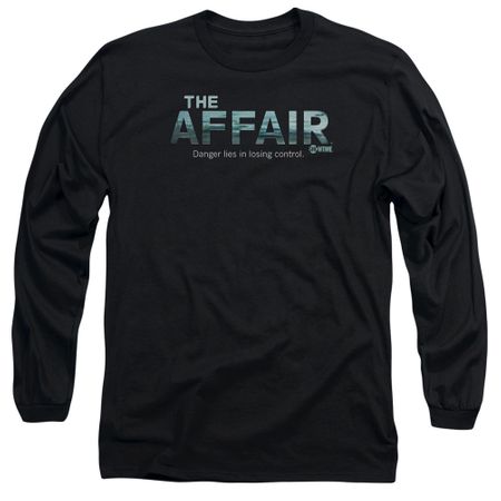The Affair Long Sleeve Shirt Logo Black Tee T-Shirt