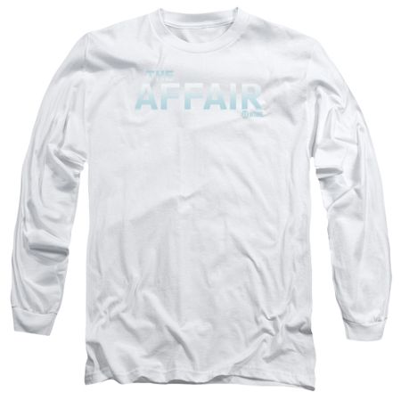 The Affair Long Sleeve Shirt Logo White Tee T-Shirt