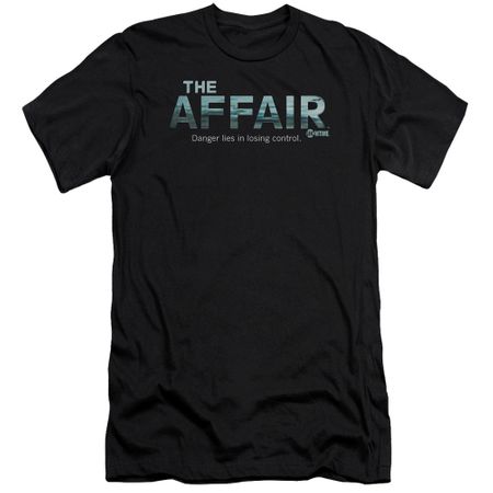 The Affair Slim Fit Shirt Logo Black T-Shirt