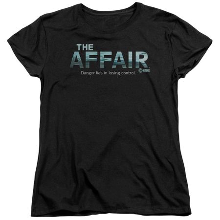 The Affair Womens Shirt Logo Black T-Shirt