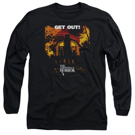 The Amityville Horror Long Sleeve Shirt Get Out Black Tee T-Shirt