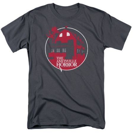 The Amityville Horror Shirt Red House Charcoal Tee T-Shirt