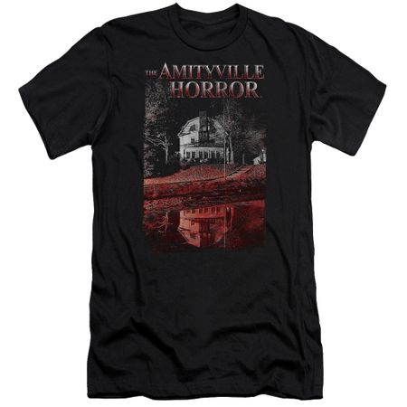 The Amityville Horror Slim Fit Shirt Cold Red Black T-Shirt