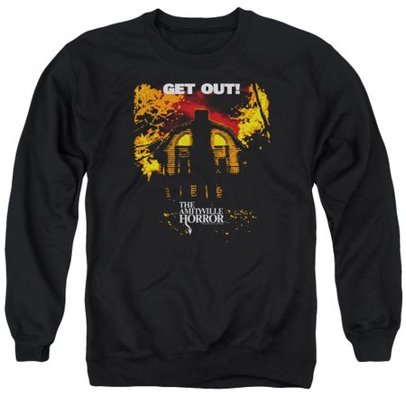 The Amityville Horror Sweatshirt Get Out Adult Black Sweat Shirt