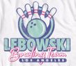 The Big Lebowski LA Bowling Team T-shirt - White