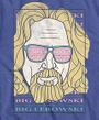 The Big Lewbowski Sunglasses Logo T-shirt - Blue