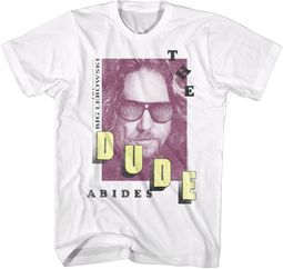 The Big Lebowski The Dude Abides T-shirt - White The Big Lebowski The Dude Abides T-shirt - White