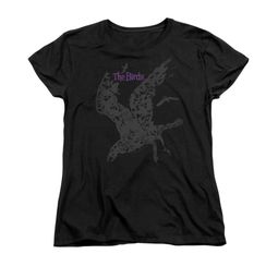 The Birds Shirt Kids Poster Black Youth Tee T-Shirt The Birds Shirt Kids Poster Black Youth Tee T-Shirt