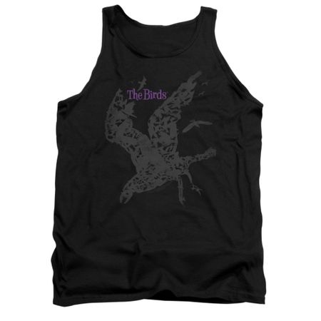 The Birds Tank Top Poster Black Tanktop