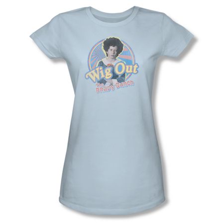 The Brady Bunch Shirt Wig Out Juniors Shirt Tee T-Shirt