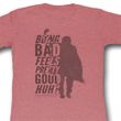 The Breakfast Club Juniors Shirt Be Bad Red Heather Tee T-Shirt